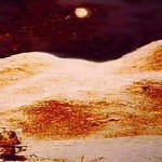 Modern People magazine published what they claim to be Buzz Aldrin's photographs of two UFOs watching Apollo 11 on the moon in their June 1975 issue. Click image for more photos.