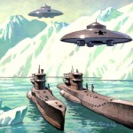 Nazi Uboats reaching Antarctica with accompanying UFOs