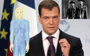 Prime Minister Medvedev reveals secrets about ETs among us