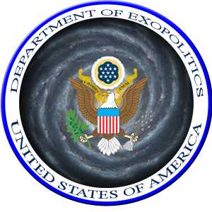 Mock up of a Department of Exopolitics Logo. Credit: Exopolitics.org