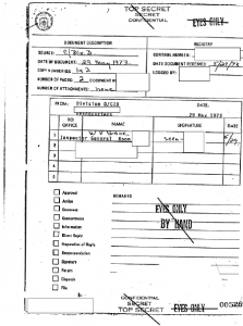 Information Report with Multiple Markings. Click image to expand. Source: Lee Nicholson