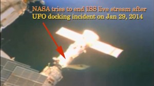 To watch video of docked UFO at ISS click here