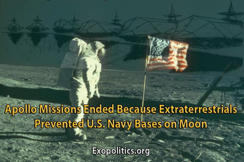 ETs Prevented Navy Bases on Moon