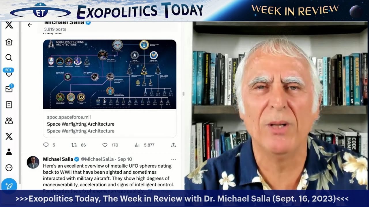 Exopolitics Today Week in Review with Dr Michael Salla  – Sept 16, 2023