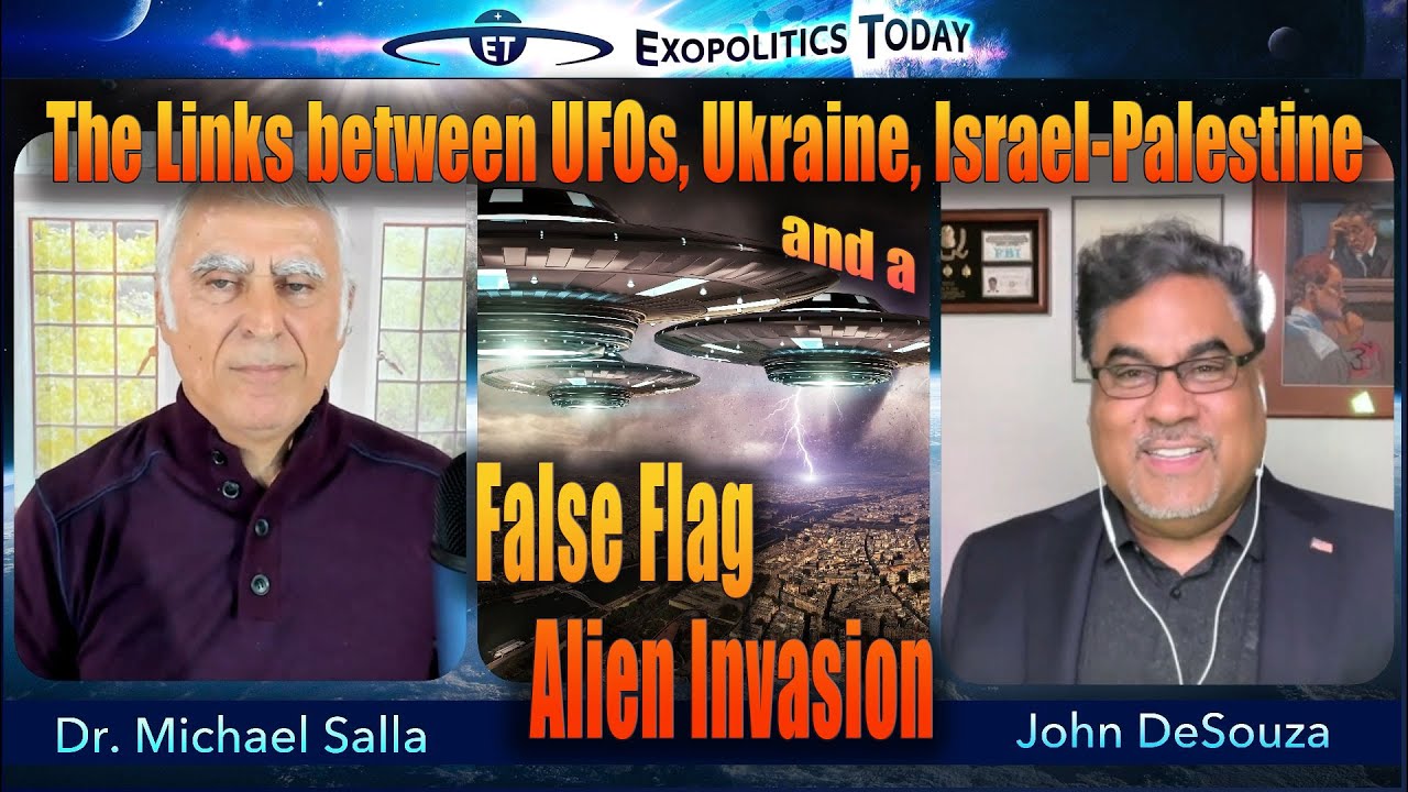 Los vínculos entre los ovnis, Ucrania, Israel-Palestina y una invasión extraterrestre de bandera falsa