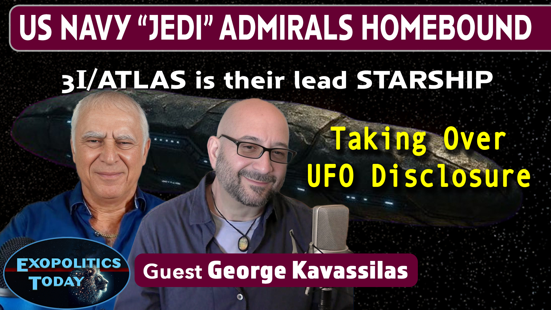 3I Atlas: US Navy “Jedi” Admiral’s Lead Starship Coming Home