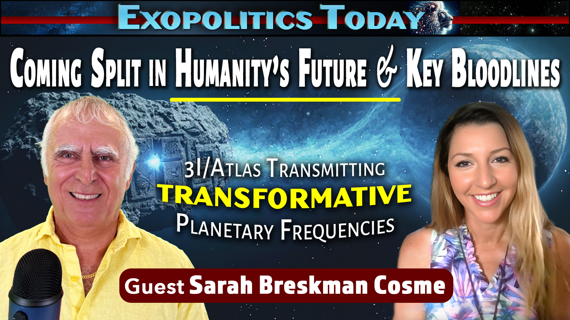 3I/Atlas is an ancient ET spacecraft transmitting transformative planetary frequencies