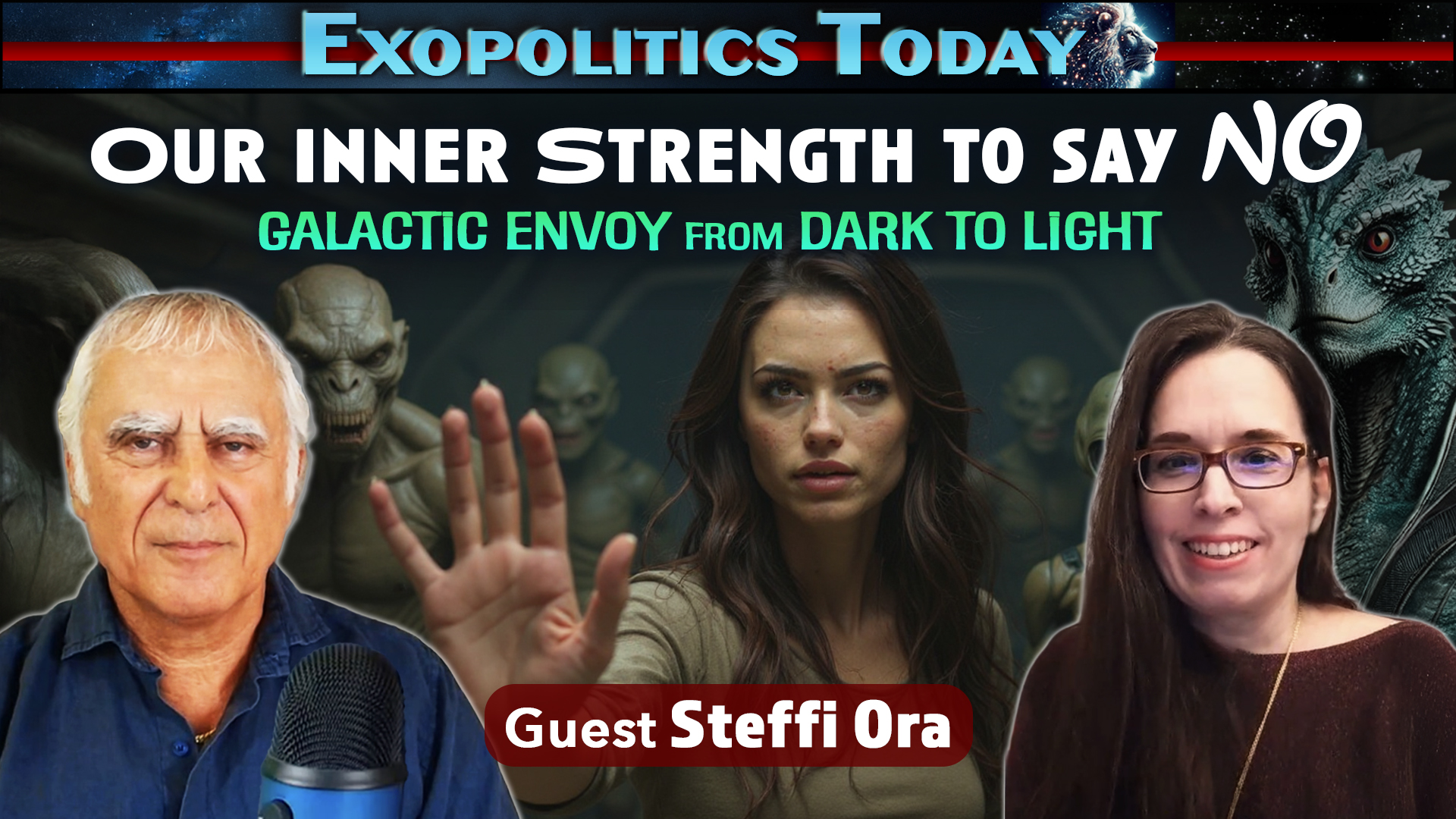 A Galactic Envoy’s Journey from Darkness to Light