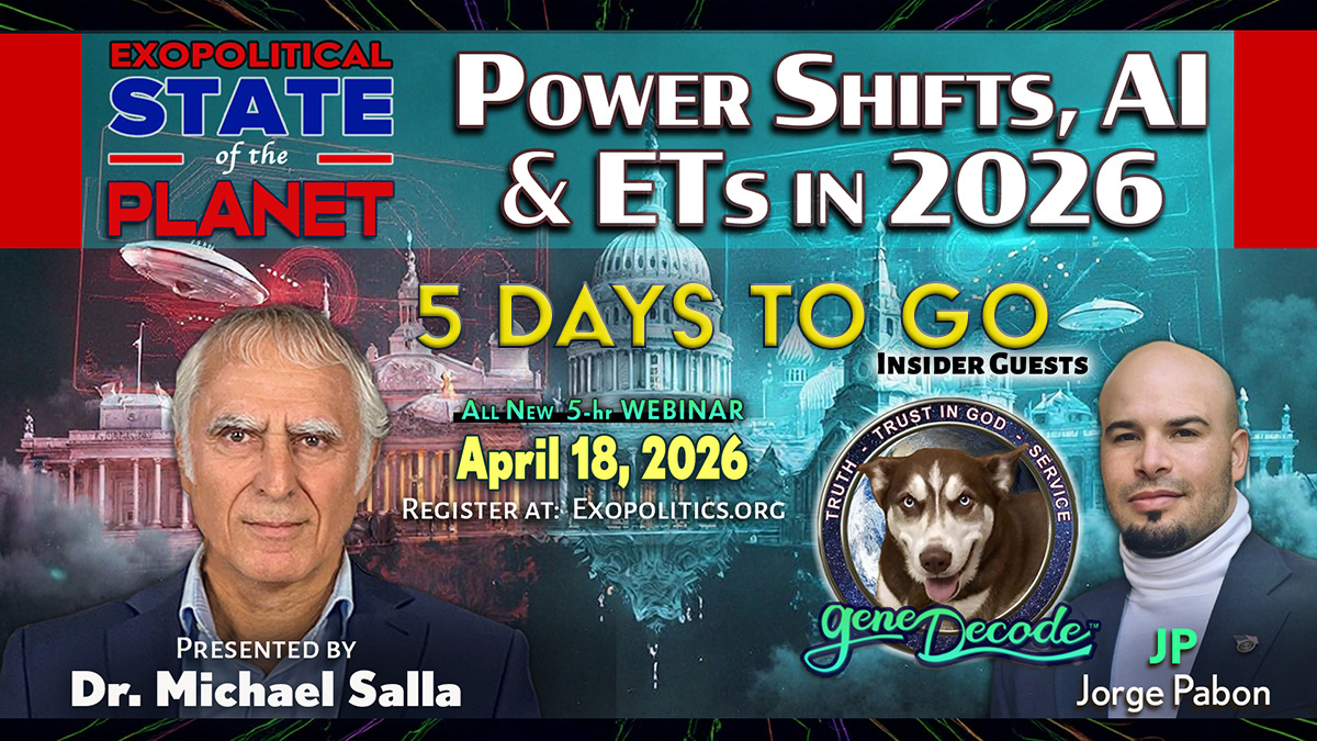 The Exopolitical State of the Planet – Power Shifts, AI & ETs in 2026