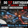 Do 17 Earthquakes reveal a secret UFO War at Area 51?