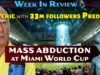 Psychic with 23M Followers Predicts Mass Abduction at Miami World Cup