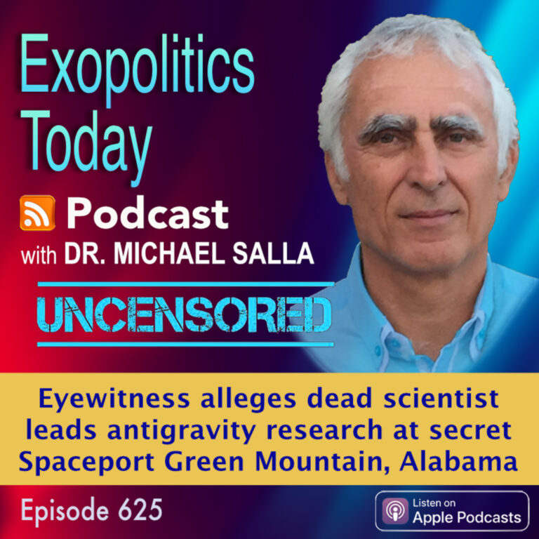 Eyewitness claims dead scientist leads antigravity research at secret Spaceport under Green Mountain