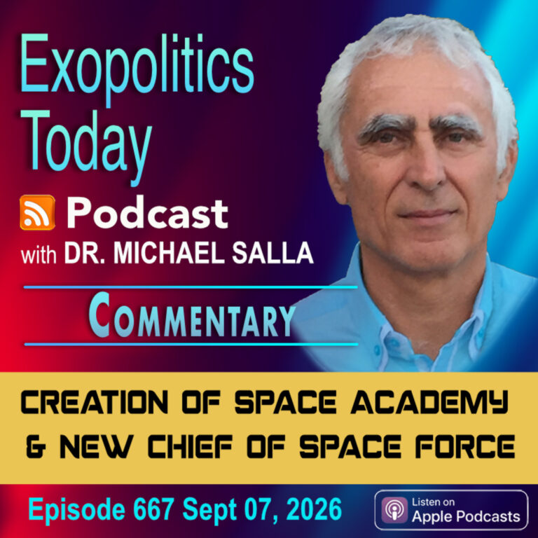 Creation of Space Academy & New Chief of Space Force
