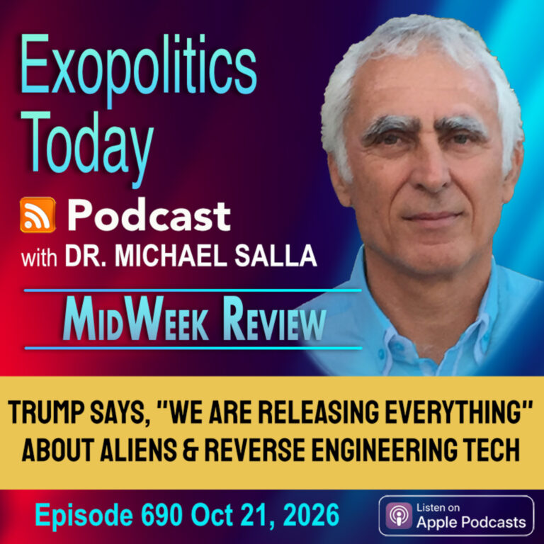 TRUMP says “WE ARE RELEASEING EVERYTHING” about Aliens & Reverse-Engineered Tech