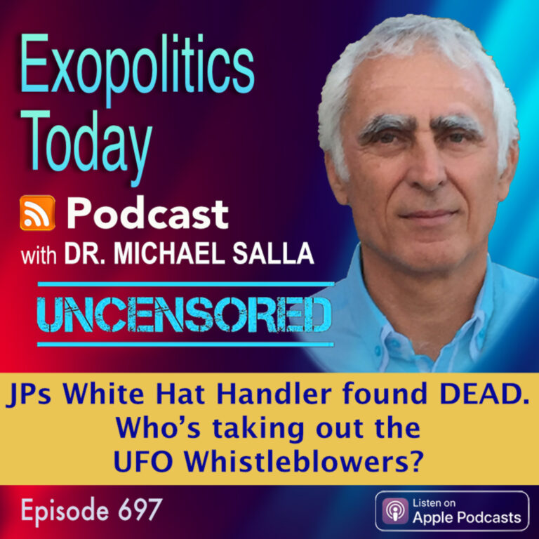 JPs White Hat Handler found DEAD. Who’s taking out the UFO Whistleblowers?
